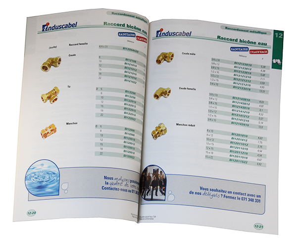 Catalogues des produits